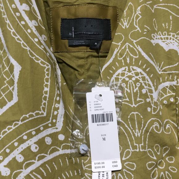 Anthropologie X Long-Sleeve V-Neck Dress Multicolor Size M NWT - Picture 8 of 10